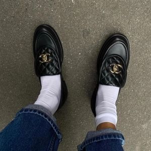 Chanel Black Quilted Leather Loafers 8-9.5 💥FLASH SALE💥